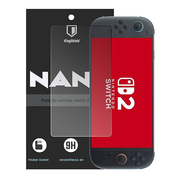 Película Para Nintendo Switch 2 Kingshield Nano Vidro -Fosca