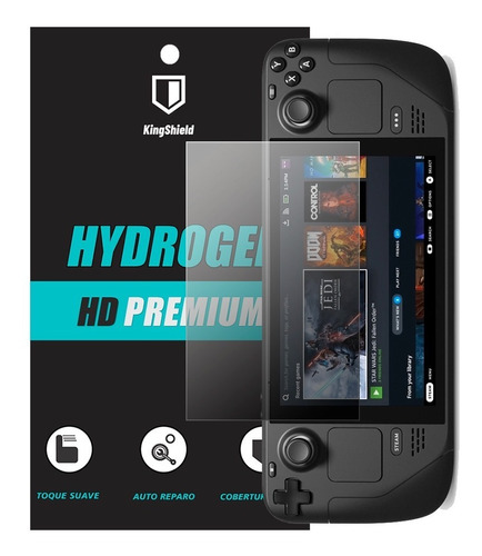 Película Steam Deck Kingshield Hydrogel Cobertura Total (2x Unid Fosca)