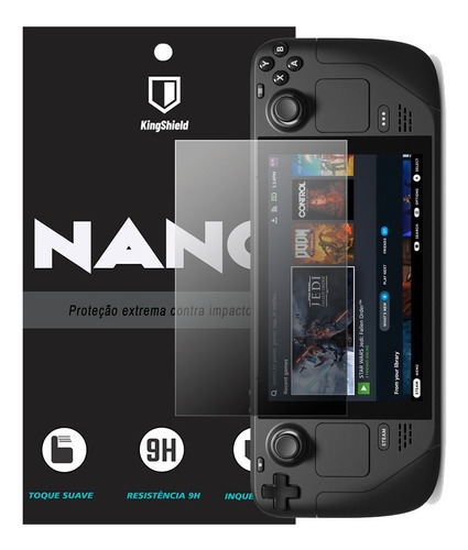 Película Steam Deck Kingshield Nano Vidro - Fosca