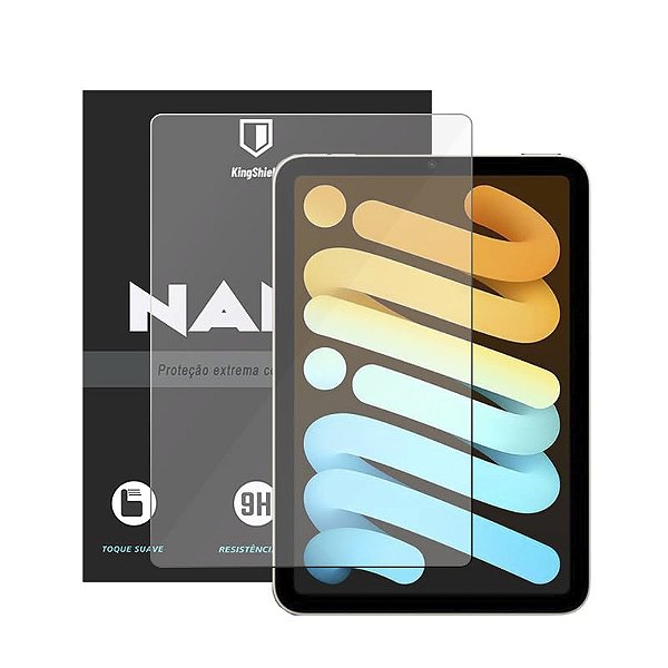 Película Para iPad Mini 7 Geração Kingshield Nano Vidro - Clear