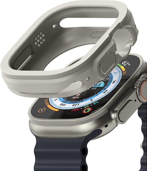 Capa Para Apple Watch Ultra 3 2 1 Ringke Air Sports - Cinza
