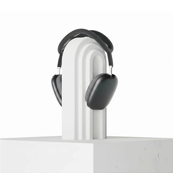 Suporte para Fone de Ouvido de Mesa Minimalista - Branco