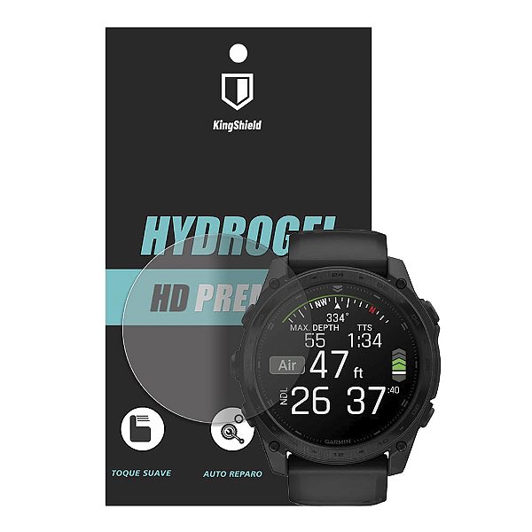 Película Garmin Tactix 8 47mm KingShield Hydrogel (3X Unids)