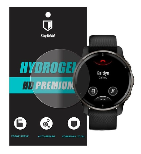 Película Garmin Venu 2 Plus Kingshield Gel (3x Unid Tela)