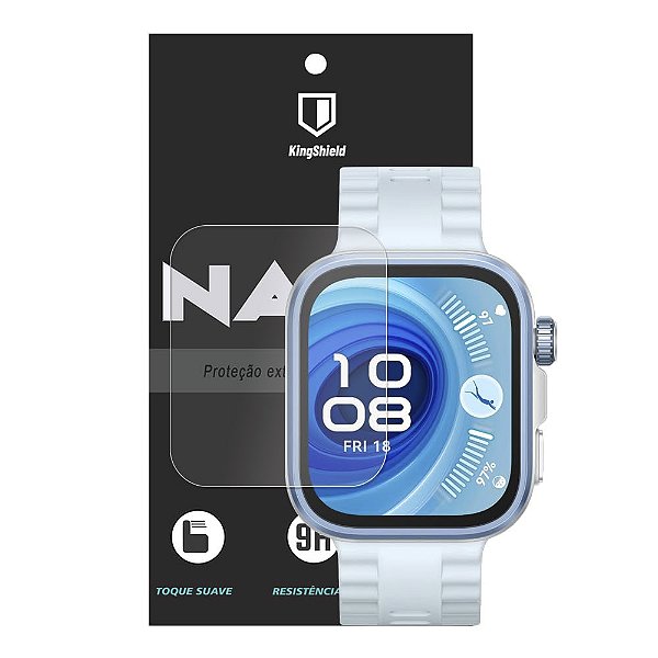 Película Huawei Watch Fit 4 Pro Kingshield Nano Vidro -Clear