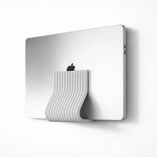 Suporte Vertical de Parede Notebook e Macbook, Stand One 17mm, Cinza