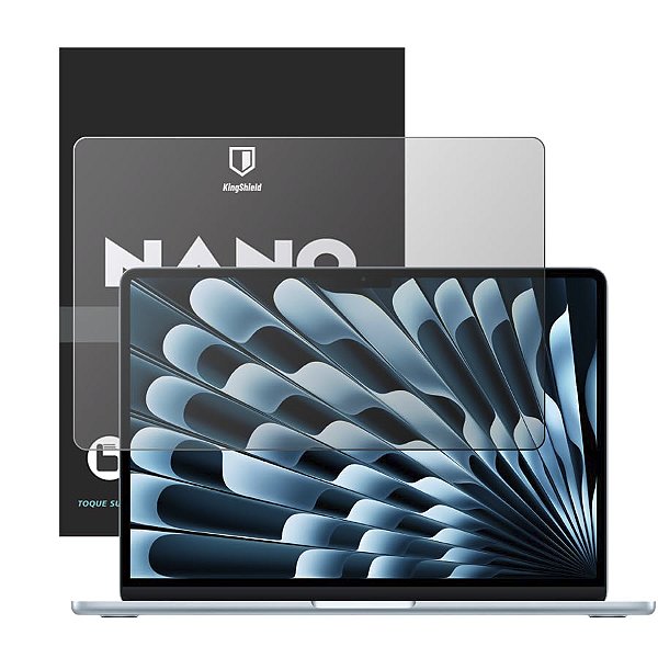 Película Para Macbook Air 15 M4/M5 Kingshield Nano Vidro - Fosca