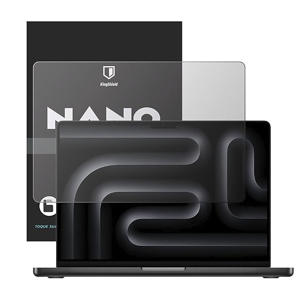 Película Para Macbook Pro 14 M4/M5 Kingshield Nano Vidro - Fosca