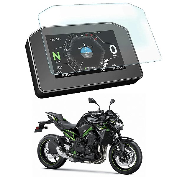 Película Para Painel Kawasaki Z1100 2027 Nano Vidro - Fosca
