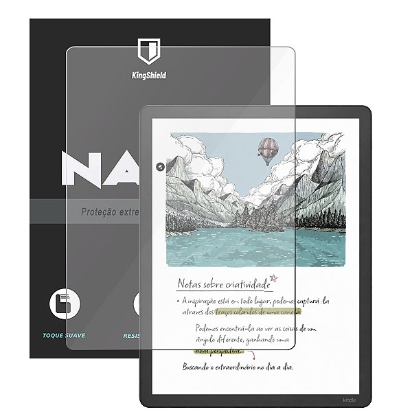 Película Para kindle Scribe 2026 Kingshield Nano Vidro - Fosca