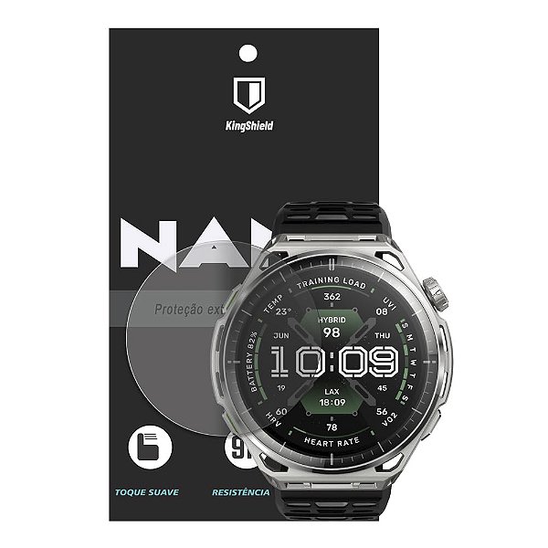 Película Para Amazfit Balance 3 Kingshield Nano Vidro - Fosca