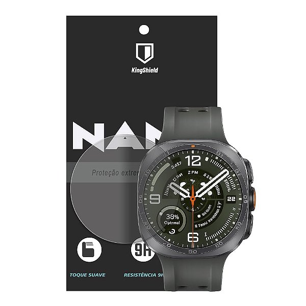 Película Para Galaxy Watch Ultra 2 2026 Kingshield Nano Vidro - Fosca