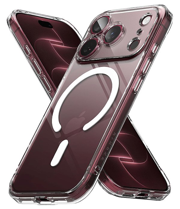 Capa Capinha Ringke Fusion Magsafe Para iPhone 18 Pro/17 Pro - Clear