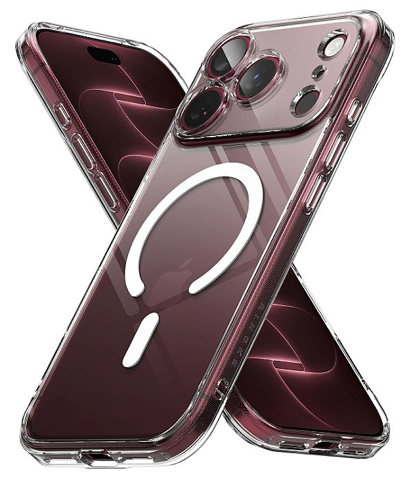 Capa Ringke Fusion Magsafe para iPhone 18 Pro Max/17 Pro Max - Clear