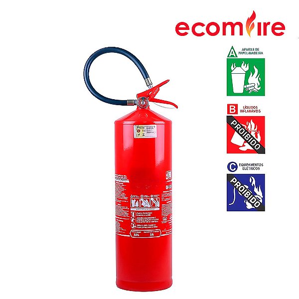 Extintor de agua pressurizada 10 Litros 2A
