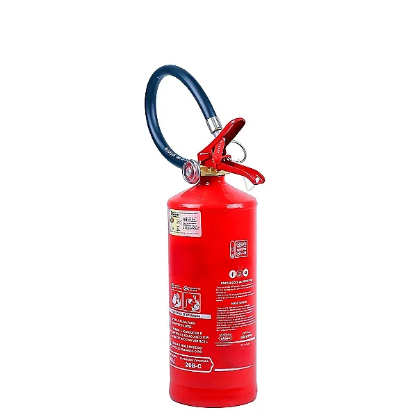 Extintor de Pó Químico 4kg 20-B:C