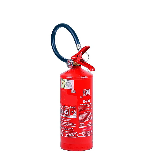 Extintor de pó quimico 4 kg ABC - 2A; 20B:C