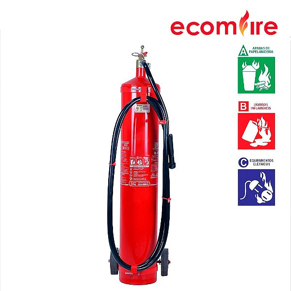 Extintor Sobre Rodas Pó Químico 20KG ABC - 10A 80BC