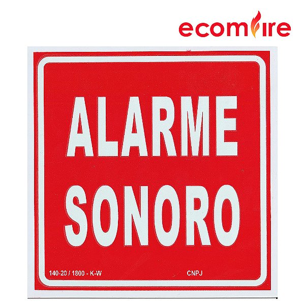 Alarme Sonoro E1