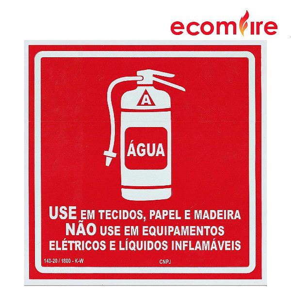 Extintor Agua - E5