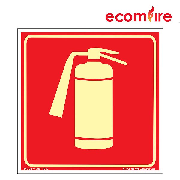 Placa De Sinalização - Extintor
