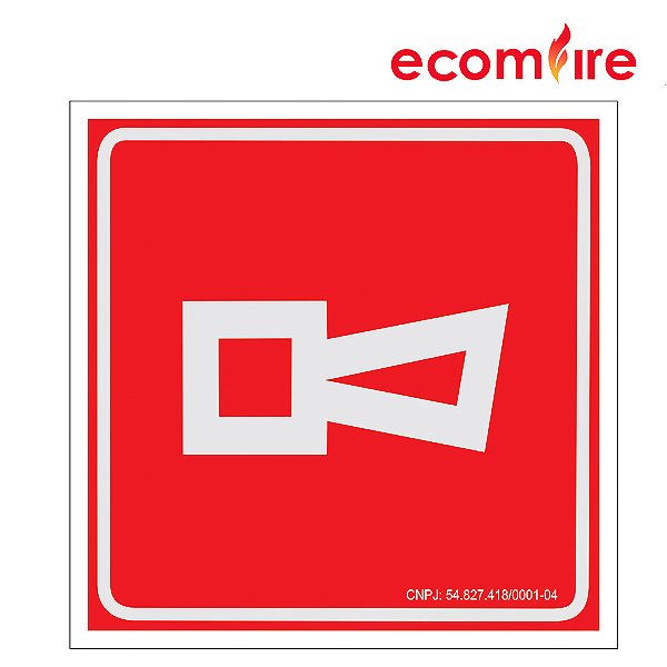 Placa De Sinalização - Sirene - E1