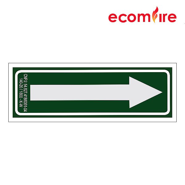 Placa De Sinalização - Rodapé C1