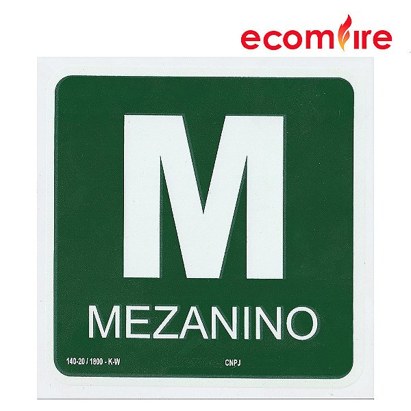 Sinalização Mezanino