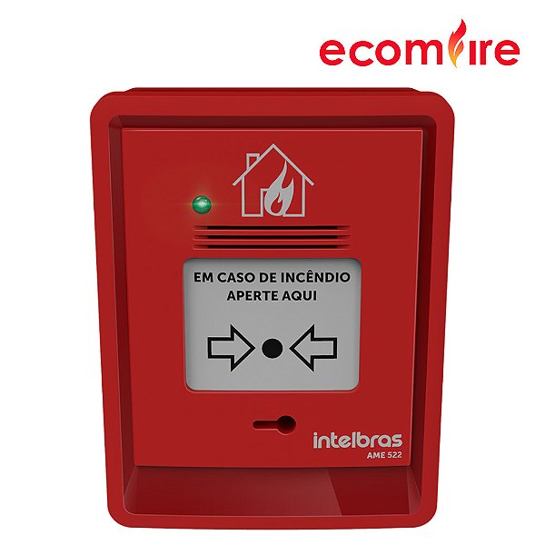 Acionador Manual Endereçavel Intelbras (Com Sirene) AME522