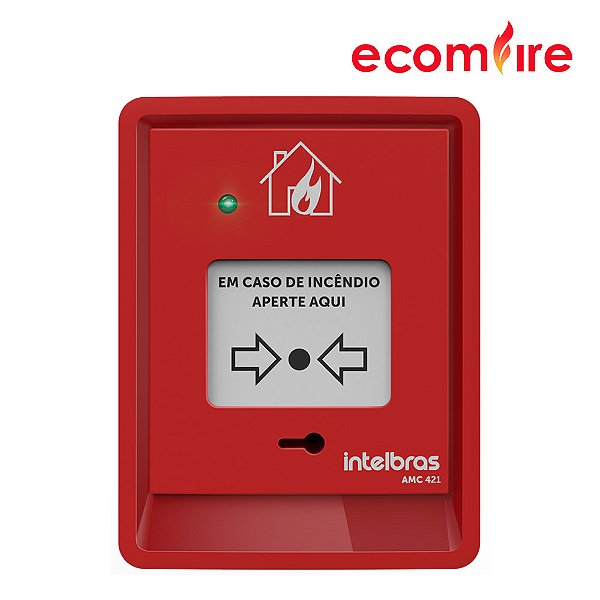 Acionador Manual Convencional Intelbras (Sem Sirene) AMC421
