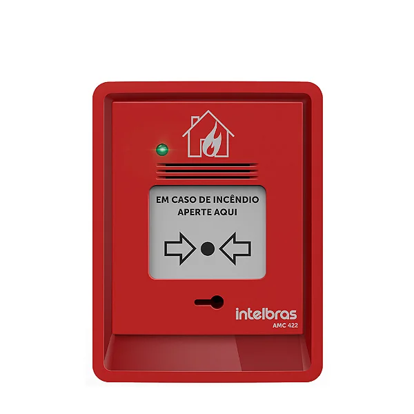 Acionador Manual Convencional Intelbras AMC422 (Com Sirene)