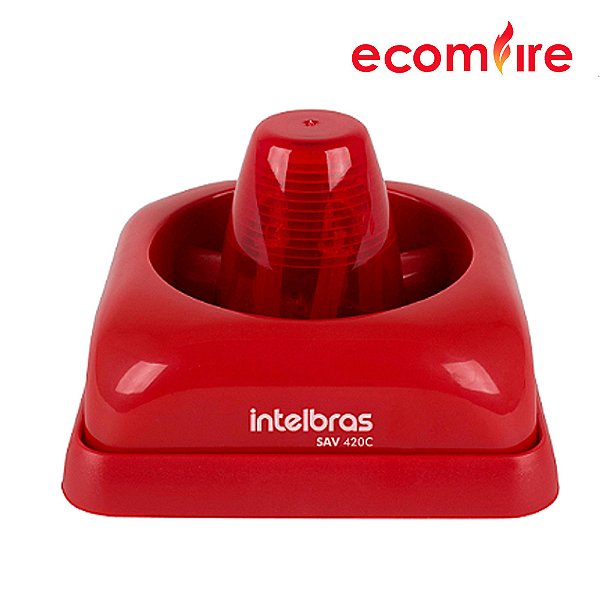 Sirene Convencional Audio Visual Intelbras SAV420C