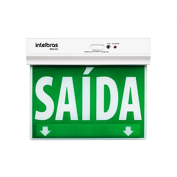 Luminária de Balizamento Placa de Sinalização Intelbras PSA125 - Face Unica