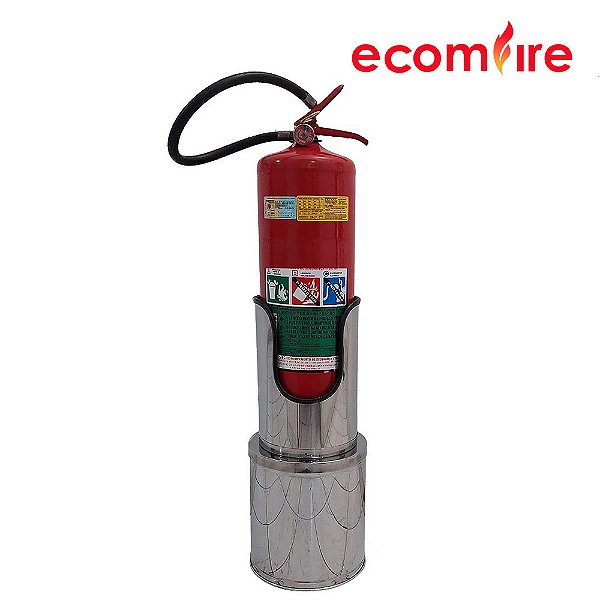 Suporte de Solo em Aço Inox Pequeno – Tipo Torre