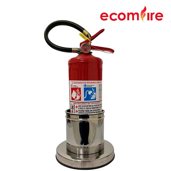 Suporte de Solo em Aço Inox Pequeno – Tipo Cartola