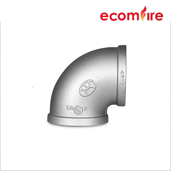 Cotovelo (joelho) Galvanizado - 2 1/2"-90° - Dúctil - UL-FM