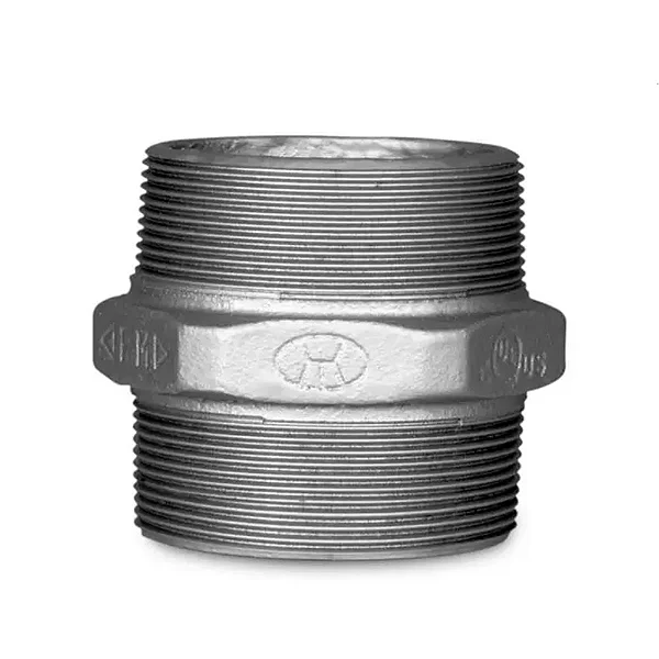 Niple Duplo Galvanizado - 2 1/2" - Dúctil - UL-FM