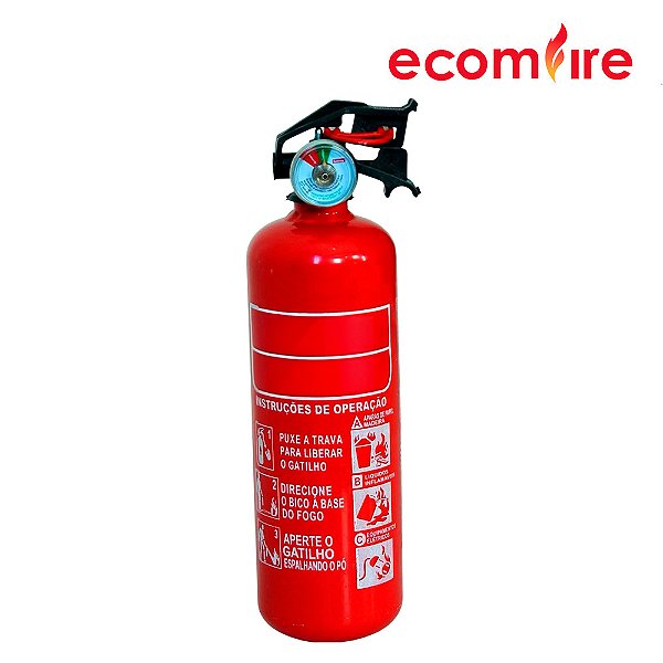Extintor Veicular PQS 1KG ESCORT 1A-5B-C 05 ANOS