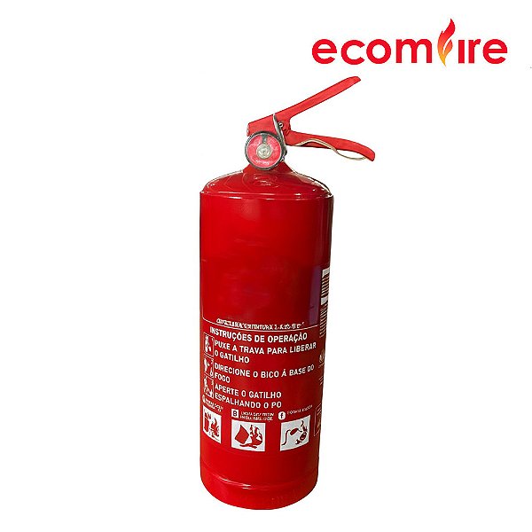 Extintor de pó quimico seco 2 kg ABC
