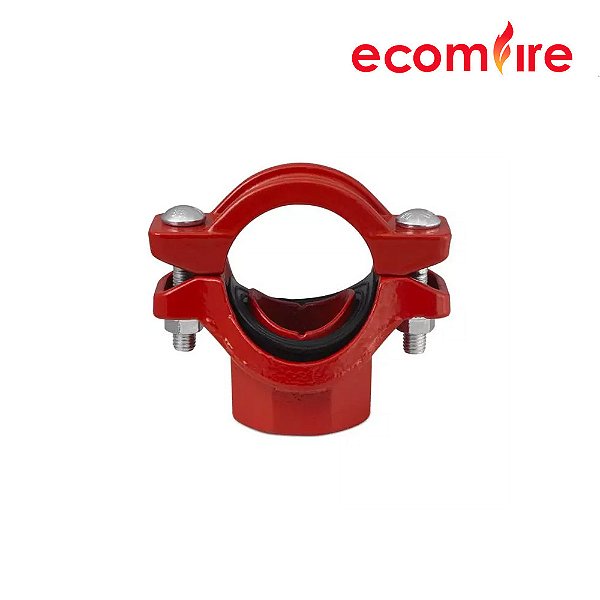 Tê Mecânico Ranhurado com Rosca BSPT