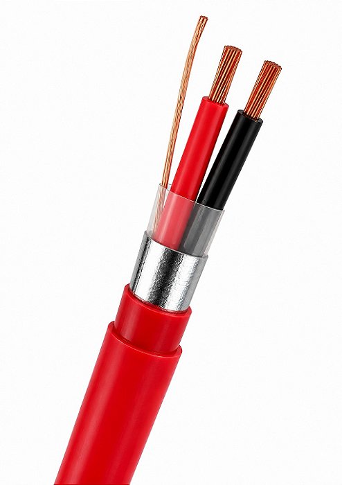 Cabo Blindado Para Alarme e Detector de Incêndio TPU - 2 Vias