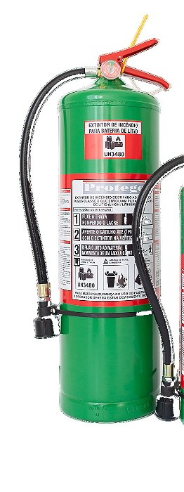 Extintor para bateria de Lítio (Lithium) 10 Litros