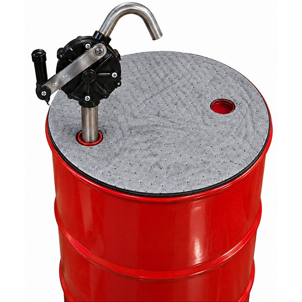 Bomba Rotativa Manual para Produtos Químicos com Tubo de Sucção em Inox para Tambor
