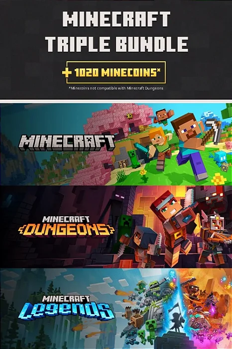 Pacote Triplo Minecraft