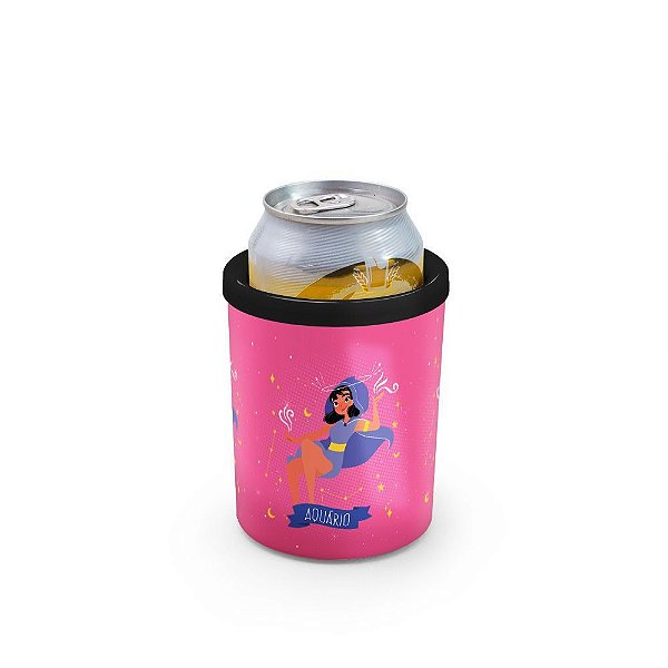 Porta Latas 350ml SIGNOS - Aquário - Rosa