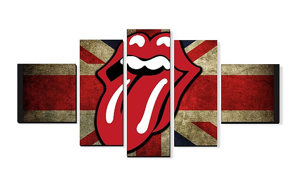 Quadro Decorativo Mosaico The Rolling Stones - Beek