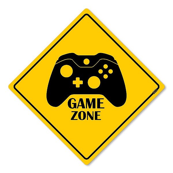 Placa Decorativa 30x30 Gaming Zone X - Beek