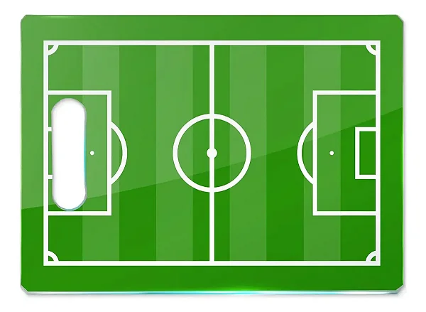 Tábua De Carne De Vidro - Campo De Futebol - 35x25 - Beek