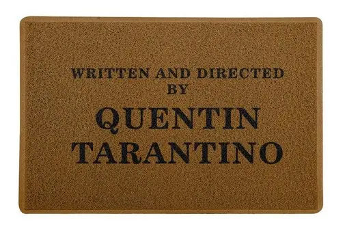 Capacho / Tapete 60x40cm - Quentin Tarantino - Marrom