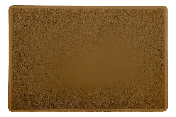 Capacho 60x40cm - Marrom OU Vermelho - Liso Vinila - Beek